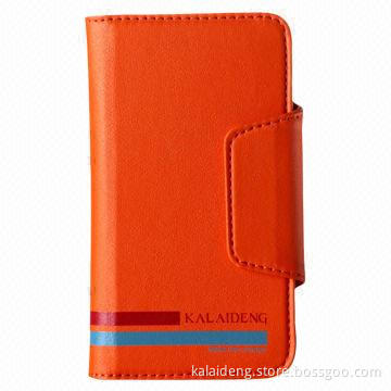 KLD Series PU Leather Case for Smartphone, with Card Slot